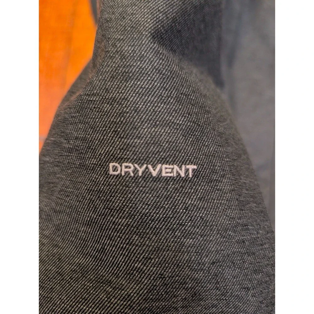 The North Face TNF DryVent Waterproof Shell Jacket Men's Large Black Gray